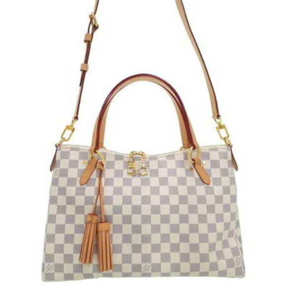 Louis Vuitton Damier Azur White Rimington Bag - Picture 1 of 8